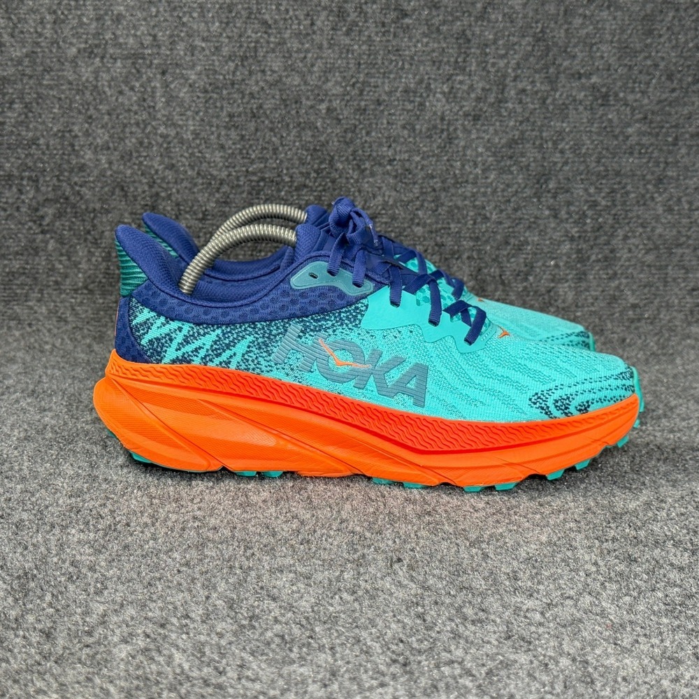 Hoka Challenger ATR 7 Trail Running Shoes Mens 9 Ceramic Vibrant Orange Athletic